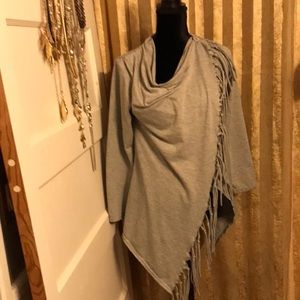 Grey long sleeve top